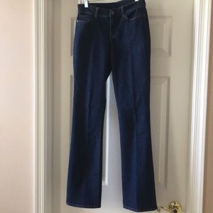Ann Taylor Wide Leg  Denim SZ 4 Mod Fit Worn IX